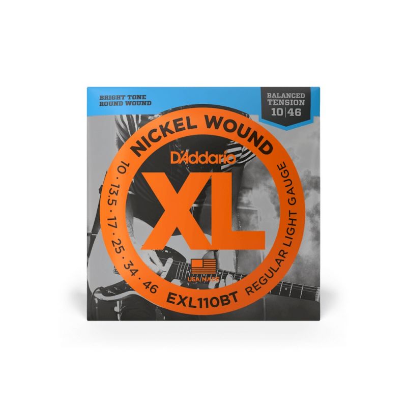 Набір струн D'ADDARIO EXL110BT XL NICKEL WOUND BALANCED TENSION REGULAR LIGHT (10-46)